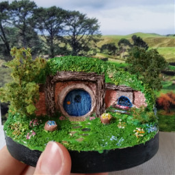 hobbit house fairyhouse mini miniature