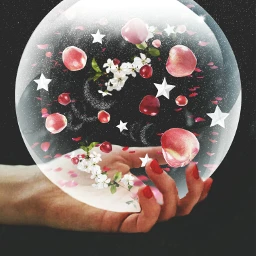 fteapple bubble hand apples stars
